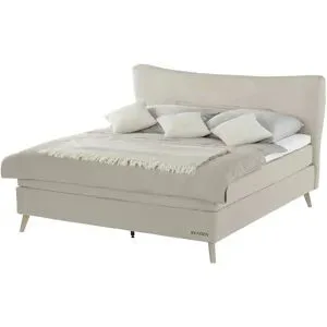 SKAGEN STUDIO Boxspringbett  Vestre ¦ beige ¦ Maße (cm): B: 174 H: 123