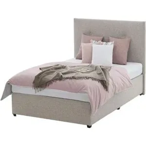 Höffner Boxbett Härtegrad H3 Duke ¦ beige ¦ Maße (cm): B: 97 H: 104
