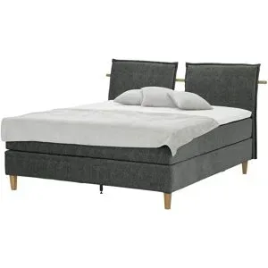 SKAGEN STUDIO Boxspringbett  Voodie ¦ grau ¦ Maße (cm): B: 202 H: 107