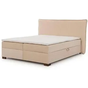 S-STYLE Boxbett mit Bettkasten  Strukturstoff mit Cordoptik  H3 Lovetti ¦ beige