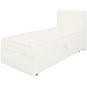 S-STYLE Boxbett Cord  mit Stauraum und Topper  H3 Neo ¦ beige ¦ Maße (cm): B: 95