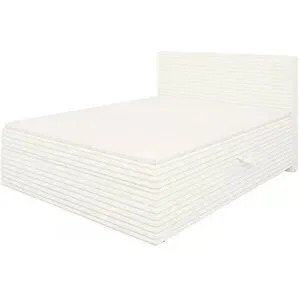 S-STYLE Boxbett Cord  mit Stauraum und Topper  H3 Neo ¦ beige ¦ Maße (cm): B: