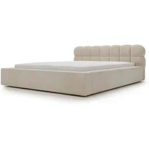 GrainGold Polsterbett mit Stauraum und Lattenrost Plaza ¦ beige ¦ Maße (cm): B: