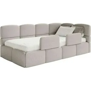 Selsey Polsterliege mit Rausfallschutz Cloudy ¦ beige ¦ Maße (cm): B: 220 H: 88
