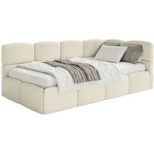 Selsey Polsterliege mit Matratze und Bettkasten Cloudy ¦ beige ¦ Maße (cm): B: