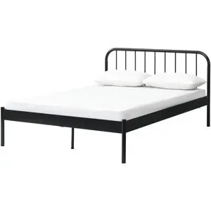 Höffner Metallbett  Elaris ¦ schwarz ¦ Maße (cm): B: 147 H: 91 T: 208.5