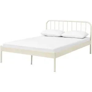Höffner Metallbett  Elaris ¦ beige ¦ Maße (cm): B: 147 H: 91 T: 208.5