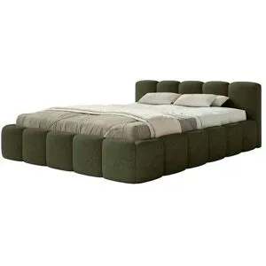 Selsey Polsterbett in Chenille Cloudy Low ¦ grün ¦ Maße (cm): B: 160 H: 72