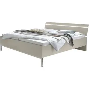 Höffner Doppelbett 180 x 200 cm  Vitreo Neo ¦ beige ¦ Maße (cm): B: 185,4 H: 86
