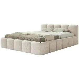 Selsey Polsterbett mit Bettkasten Cloudy Low ¦ beige ¦ Maße (cm): B: 200 H: 72