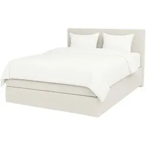 Höffner Boxspringbett 140x200 in creme Elin ¦ creme ¦ Maße (cm): B: 140 H: 105