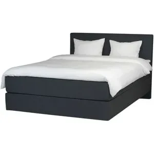 Höffner Boxspringbett 140x200 in dunkelgrau Elin ¦ grau ¦ Maße (cm): B: 140 H: 105
