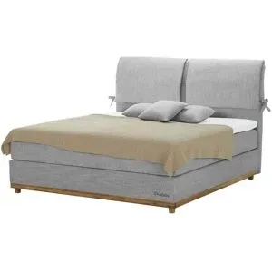 SKAGEN STUDIO Boxspringbett  Sild ¦ grau ¦ Maße (cm): B: 184 H: 124