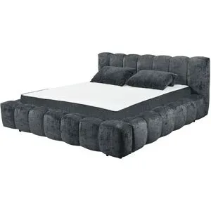 Höffner Polsterbett  Bexley ¦ schwarz ¦ Maße (cm): B: 226 H: 103