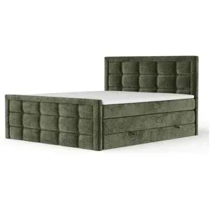 maison de rêve Boxspringbett mit Stauraum  Ambrosia ¦ grün ¦ Maße (cm): B: 142