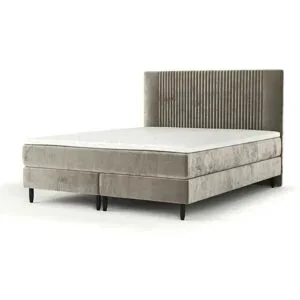 maison de rêve Boxspringbett Inklusive Topper Adena ¦ beige ¦ Maße (cm): B: 182