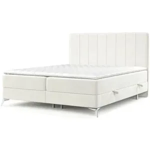 maison de rêve Boxspringbett mit Stauraum  Aggaz ¦ creme ¦ Maße (cm): B: 122 H: