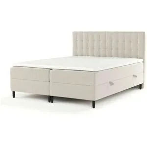 maison de rêve Boxspringbett mit Stauraum   ¦ beige ¦ Maße (cm): B: 202 H: 114