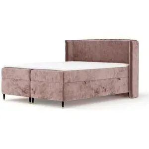 maison de rêve Boxspringbett mit Stauraum  Segni ¦ rosa/pink ¦ Maße (cm): B: 178