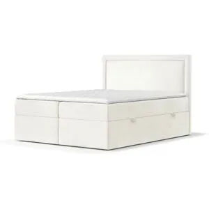 maison de rêve Boxspringbett mit Stauraum   ¦ creme ¦ Maße (cm): B: 162 H: 120