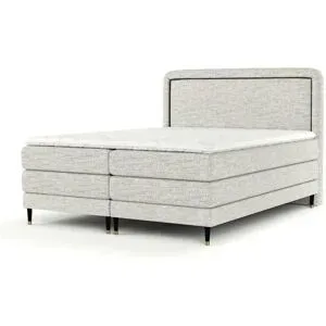 maison de rêve Boxspringbett   ¦ grau ¦ Maße (cm): B: 143 H: 122