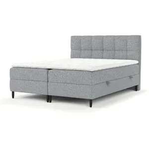 maison de rêve Boxspringbett mit Stauraum   ¦ grau ¦ Maße (cm): B: 202 H: 110