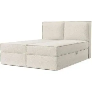 maison de rêve Boxspringbett  Bergen ¦ beige ¦ Maße (cm): B: 182 H: 103