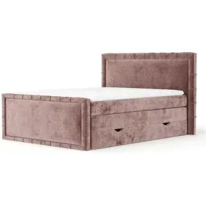 maison de rêve Boxspringbett mit Stauraum   ¦ rosa/pink ¦ Maße (cm): B: 167 H:
