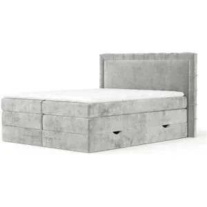 maison de rêve Boxspringbett mit Stauraum   ¦ grau ¦ Maße (cm): B: 227 H: 123