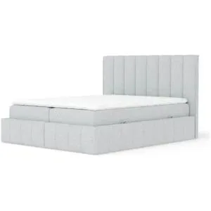 maison de rêve Boxspringbett mit Stauraum   ¦ grau ¦ Maße (cm): B: 225 H: 124