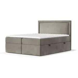 maison de rêve Boxspringbett mit Stauraum   ¦ braun ¦ Maße (cm): B: 162 H: 120