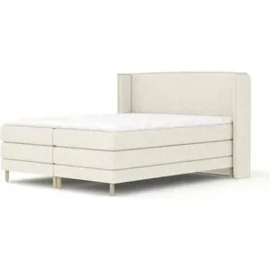 maison de rêve Boxspringbett  Carizzo ¦ creme ¦ Maße (cm): B: 218 H: 117