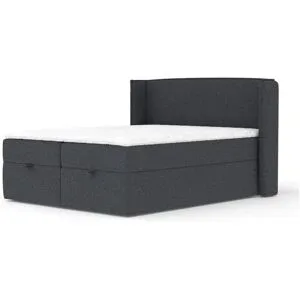 maison de rêve Boxspringbett mit Stauraum  Passion ¦ schwarz ¦ Maße (cm): B: 198
