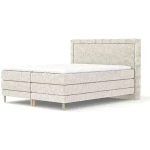 maison de rêve Boxspringbett   ¦ creme ¦ Maße (cm): B: 207 H: 123