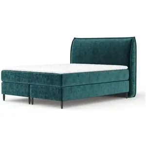 maison de rêve Boxspringbett   ¦ türkis/petrol ¦ Maße (cm): B: 151 H: 125