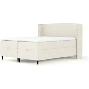 maison de rêve Boxspringbett mit Stauraum  Monpelli ¦ creme ¦ Maße (cm): B: 198