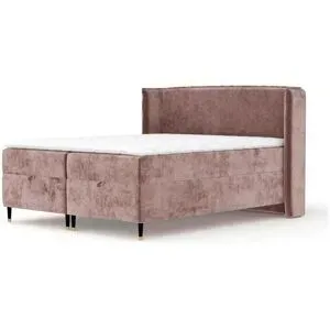 maison de rêve Boxspringbett mit Stauraum  Monpelli ¦ rosa/pink ¦ Maße (cm): B:
