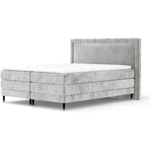 maison de rêve Boxspringbett   ¦ grau ¦ Maße (cm): B: 187 H: 123