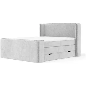 maison de rêve Boxspringbett mit Stauraum   ¦ grau ¦ Maße (cm): B: 158 H: 117
