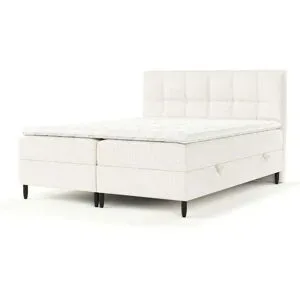 maison de rêve Boxspringbett mit Stauraum   ¦ creme ¦ Maße (cm): B: 162 H: 110