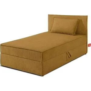 KONSIMO Boxbett mit Stauraum  H2 Roti ¦ gelb ¦ Maße (cm): B: 85 H: 89