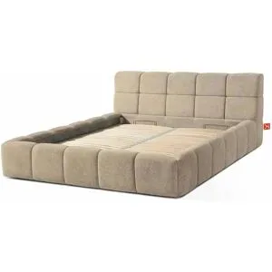 KONSIMO Polsterbett  Aeri ¦ creme ¦ Maße (cm): B: 190 H: 88