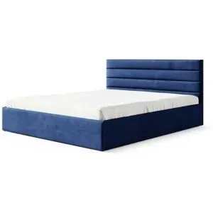 Höffner Polsterbett mit Bettkasten Bella ¦ blau ¦ Maße (cm): B: 169 H: 85