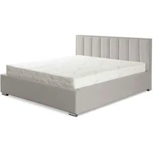 Höffner Polsterbett mit Bettkasten Hugo ¦ beige ¦ Maße (cm): B: 160 H: 110