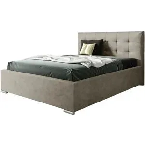 Höffner Polsterbett mit Bettkasten Play ¦ beige ¦ Maße (cm): B: 140 H: 110