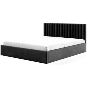 Höffner Polsterbett mit Bettkasten Fame ¦ schwarz ¦ Maße (cm): B: 169 H: 85