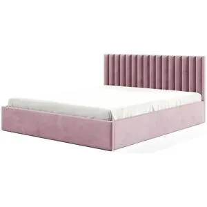 Höffner Polsterbett mit Bettkasten Fame ¦ rosa/pink ¦ Maße (cm): B: 99 H: 85