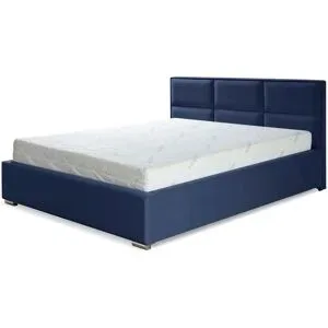 Höffner Polsterbett mit Bettkasten Imbir ¦ blau ¦ Maße (cm): B: 158 H: 52
