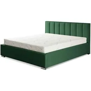 Höffner Polsterbett mit Bettkasten Hugo ¦ grün ¦ Maße (cm): B: 140 H: 110