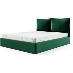 Höffner Polsterbett mit Bettkasten Glam ¦ grün ¦ Maße (cm): B: 169 H: 100